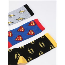 PACK OF 3 PAIRS OF SUPERHEROES ©DC SOCKS