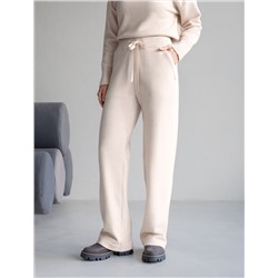 Прямые брюки из пряжи с кашемиром