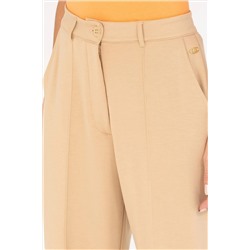 Kadın Camel Örme Pantolon