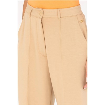 Kadın Camel Örme Pantolon