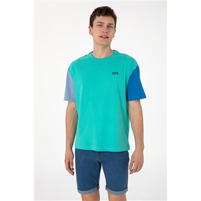 Erkek Comfort Fit Bisiklet Yaka Mint Tişört