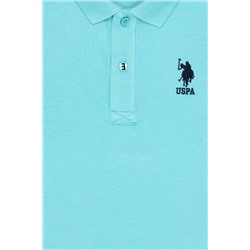 Erkek Çocuk Mint Basic Polo Yaka T-Shirt