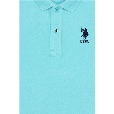 Erkek Çocuk Mint Basic Polo Yaka T-Shirt