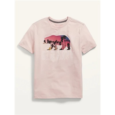 Short-Sleeve Logo-Graphic Tee for Boys