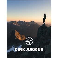 KIRKJUBØUR® "Climb" Outdoor Wandersocken 4 Paar rot