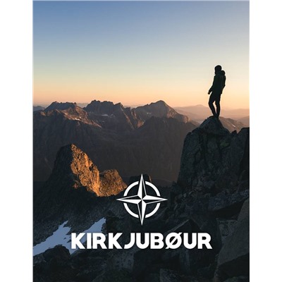 KIRKJUBØUR® "Climb" Outdoor Wandersocken 4 Paar rot