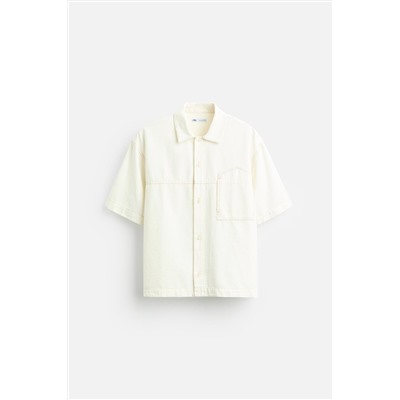 CAMISA PESPUNTES CONTRASTE