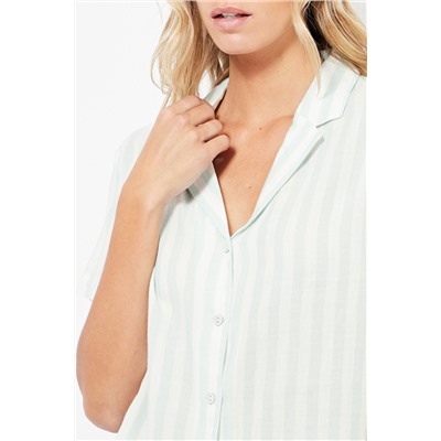 Camisa de pijama - Verde agua