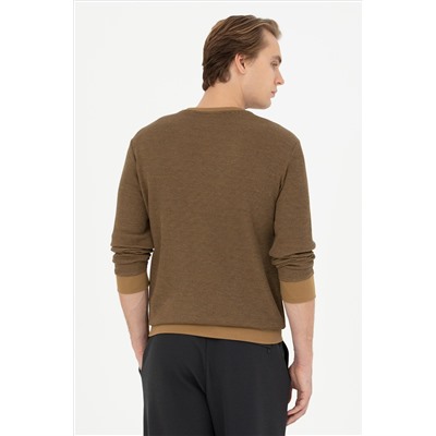 Erkek Açık Haki Sweatshirt