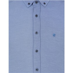 Lacivert Slim Fit Oxford Gömlek
