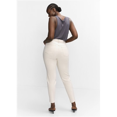 Jeans Newmom confort tiro alto