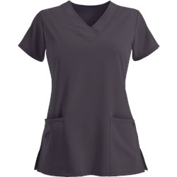 Jockey Scrubs V-Neck Zipper Pocket Top