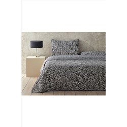 English Home Flowery Modern Çok Amaçlı Çift Kişilik Yatak Örtüsü Takımı 200x220 Cm Siyah 10040673