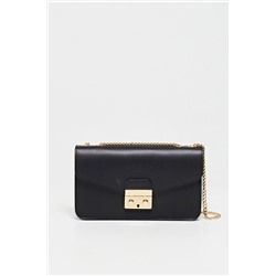 Bandolera de piel Lova Negro