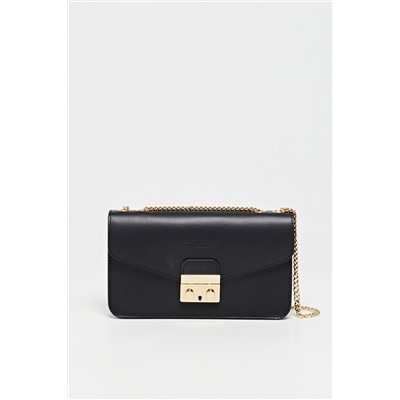 Bandolera de piel Lova Negro