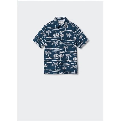 Camisa estampado tropical -  Niño | MANGO OUTLET España