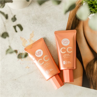 СС-КРЕМ ДЛЯ ЛИЦА «SPEED WHITE» SPF50 PA+++ (3 СРЕДНИЙ БЕЖ) CATHY DOLL