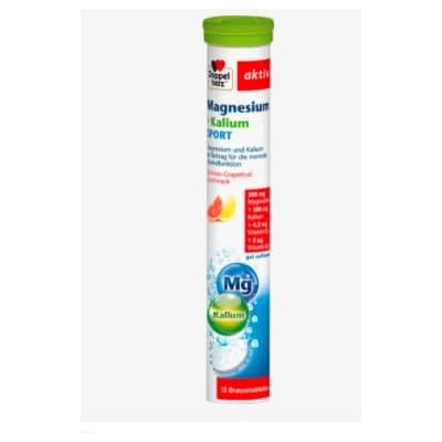 Magnesium Kalium Sport Brausetabletten (15 Stück), 99 g
