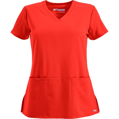 Grey's Anatomy Scrubs Signature STRETCH Modern Fit V-Neck Top