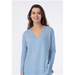 W24-00CH0416 Джемпер с V-образным вырезом