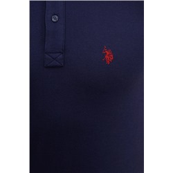 Erkek Lacivert Basic Polo Yaka Tişört