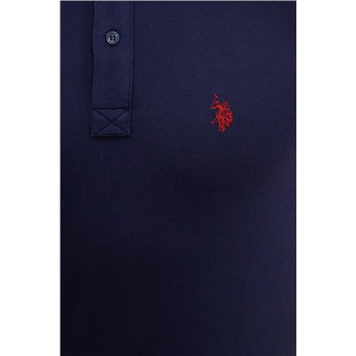 Erkek Lacivert Basic Polo Yaka Tişört