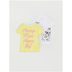 PACK DE 2 CAMISETAS ESTAMPADAS