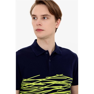 Erkek Lacivert Polo Yaka Tişört