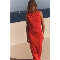 LONG OPEN BACK DRESS