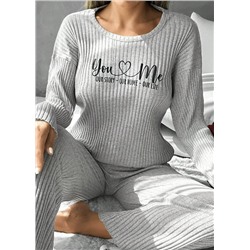 La Como You Me Soft Kışlık Kadın Pijama Takım YOU-ME
