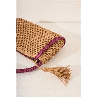 Neceser grande rafia natural