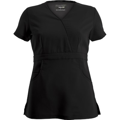 Advantage STRETCH by Butter-Soft™ Mock Wrap Scrub Top