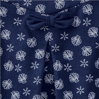 Baby Top mit Muschel-Allover