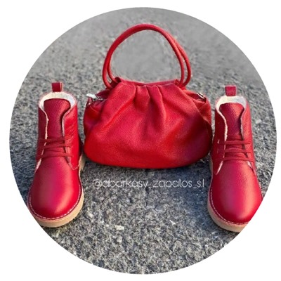 Ab.Zapatos 4619/2 granate+PELLE · LUX