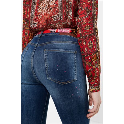 Pantalón vaquero skinny tobillero
