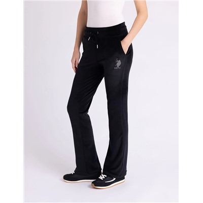 VELOUR RHINESTONE JOGGER