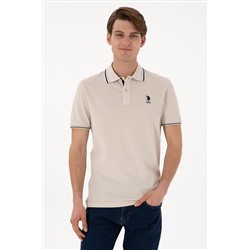 Erkek Regular Fit Polo Yaka Taş Basic Tişört
