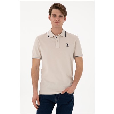 Erkek Regular Fit Polo Yaka Taş Basic Tişört