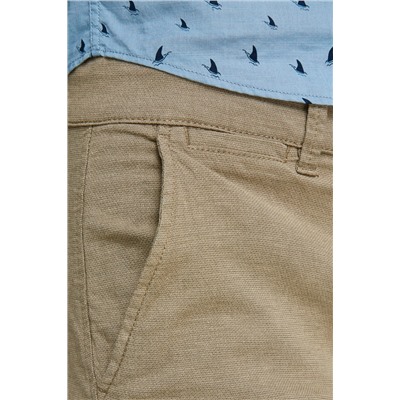 Pantalón recto Caqui
