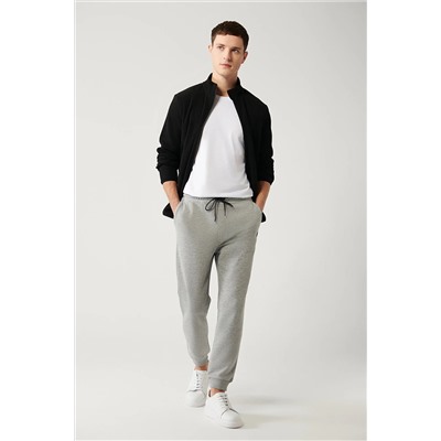 Avva Erkek Gri 3 Iplik Standart Fit Normal Kesim Jogger Eşofman Altı E003402