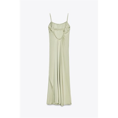 SATIN SLIP DRESS