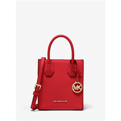MICHAEL MICHAEL KORS Mercer Extra-Small Pebbled Leather Crossbody Bag