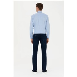 Erkek Lacivert Jean Pantolon