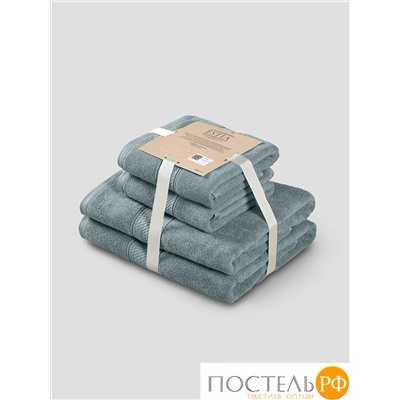 ESTIA МАРТОС мятн К-т полотенец 50х80-2/70х130-2, 100% хлопок, 500 г/м2
