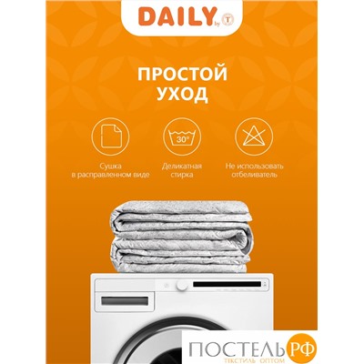 DAILY by T ПУХ-ПЕРО В ТИКЕ Одеяло 200х210, 1пр. пух/перо.