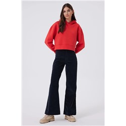 Lee Cooper Fıona Kadın Kapş. Sweatshırt Kırmızı 241 LCF 241002