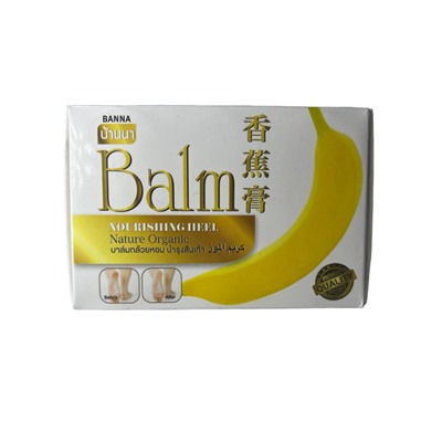 [BANNA] НАБОР Бальзам для стоп питающий БАНАН Nature Organic, 6 шт*25 гр