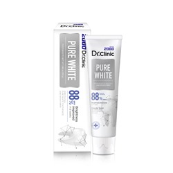 [2080 DR.CLINIC] Зубная паста НАТУРАЛЬНОЕ ОТБЕЛИВАНИЕ Pure White, 110 г