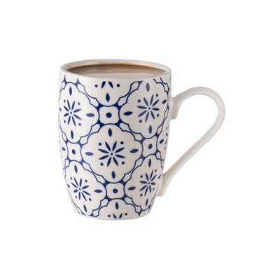 Morris Kupa - Mavi/Beyaz - 360 ml
