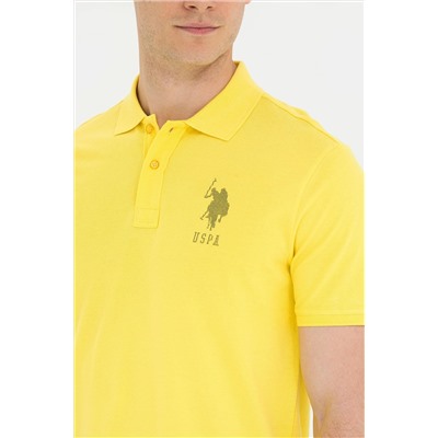 Erkek Koyu Sarı Polo Yaka Tişört